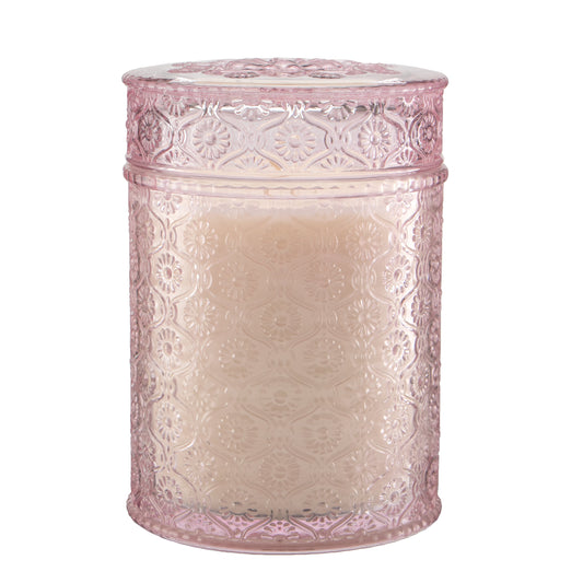 Pier 1 Pink Champagne Luxe 19oz Filled Candle
