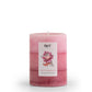 Pier 1 Pink Champagne 3x4 Layered Pillar Candle